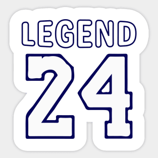 Legend always legends Sticker